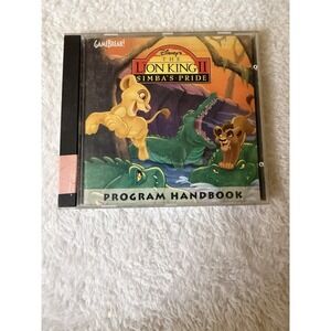 Disney's The Lion King II: Simba's Pride Game Break PC CD ROM Program Handbook